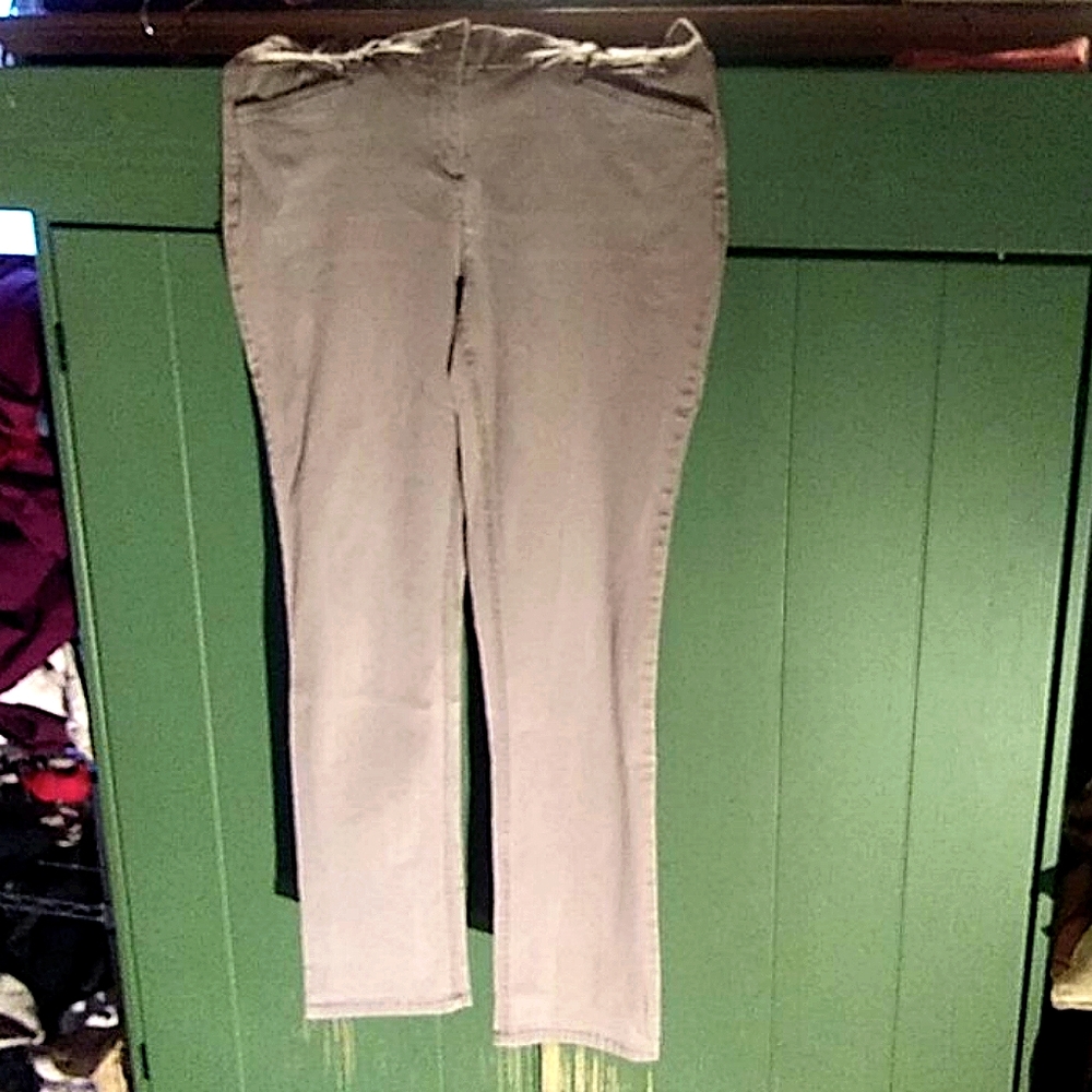 Khaki twill pants